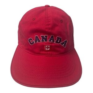 Due North Canada Adjustable Red Hat